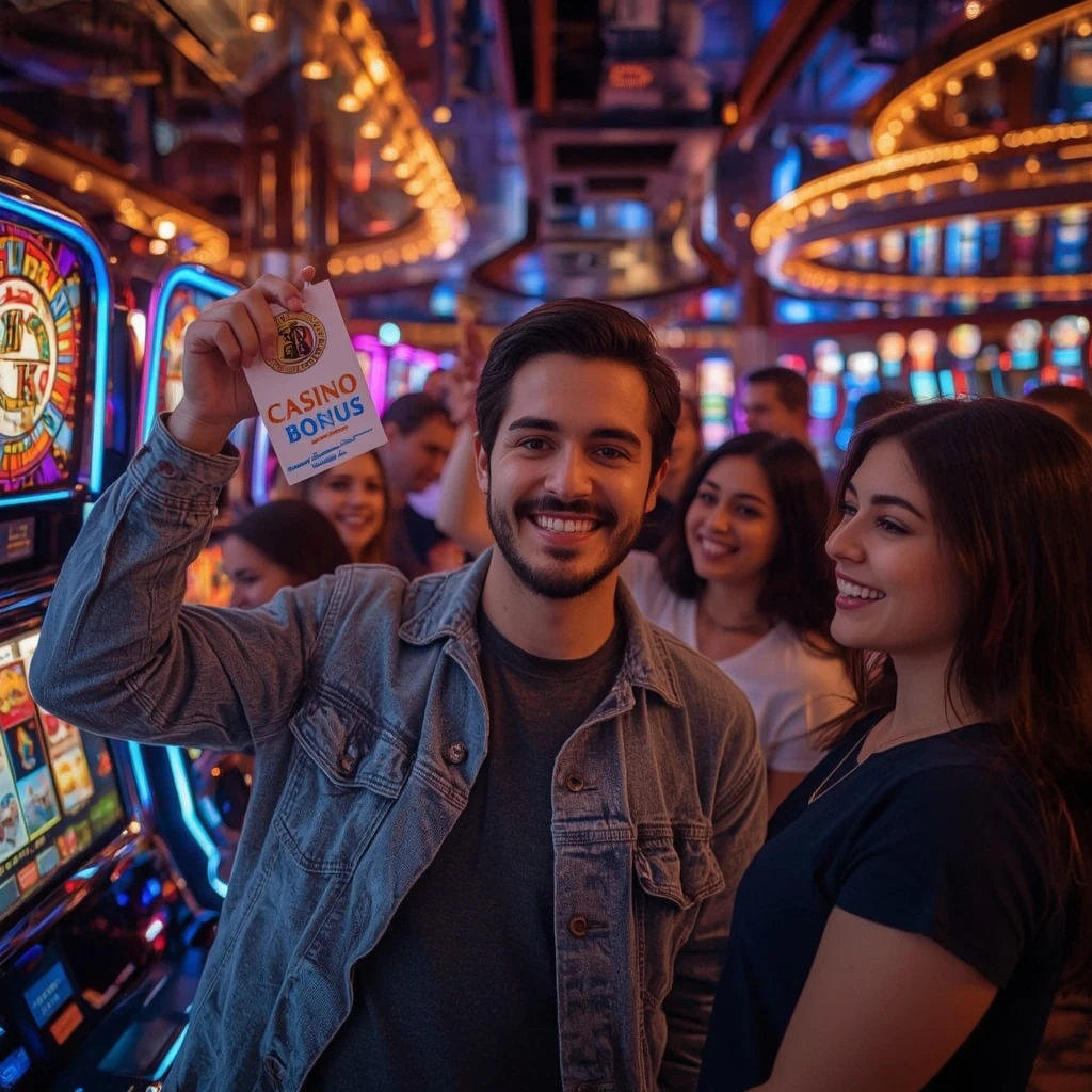 personne tenant un bonus LEGEND PLAY CASINO