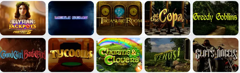Les Jackpots au LEGEND PLAY CASINO